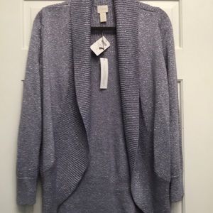 Drape sweater gray /lavender.